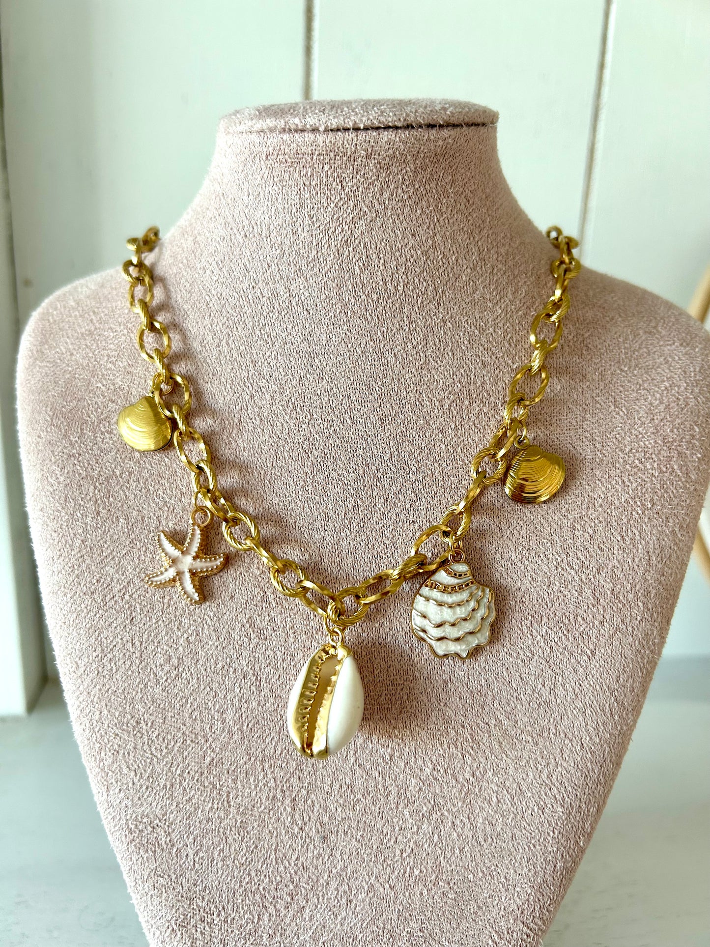 Bedelketting sea - goud