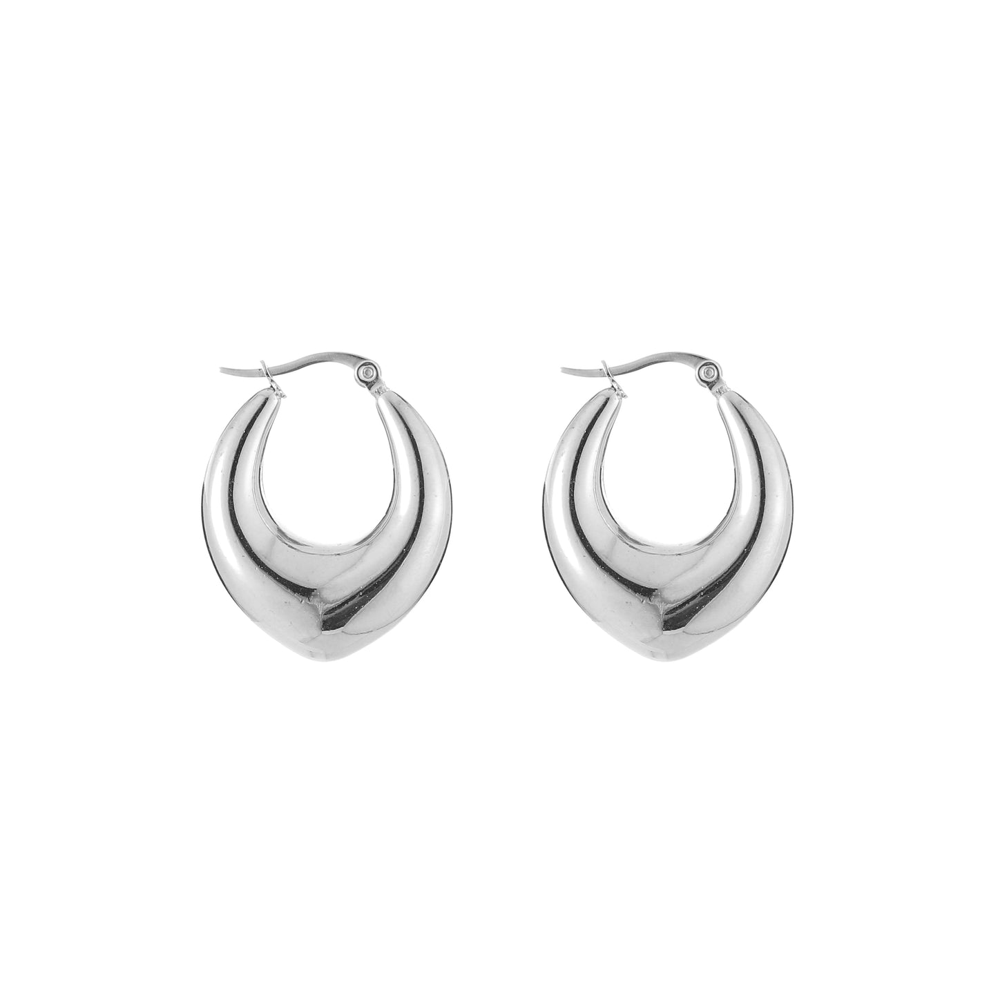 Classic egg hoops zilver