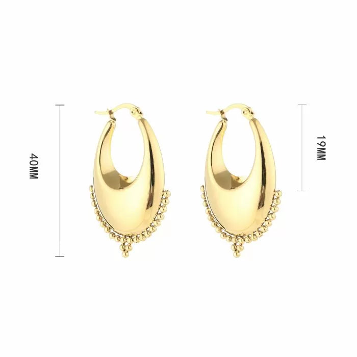 Oorbellen bali goud