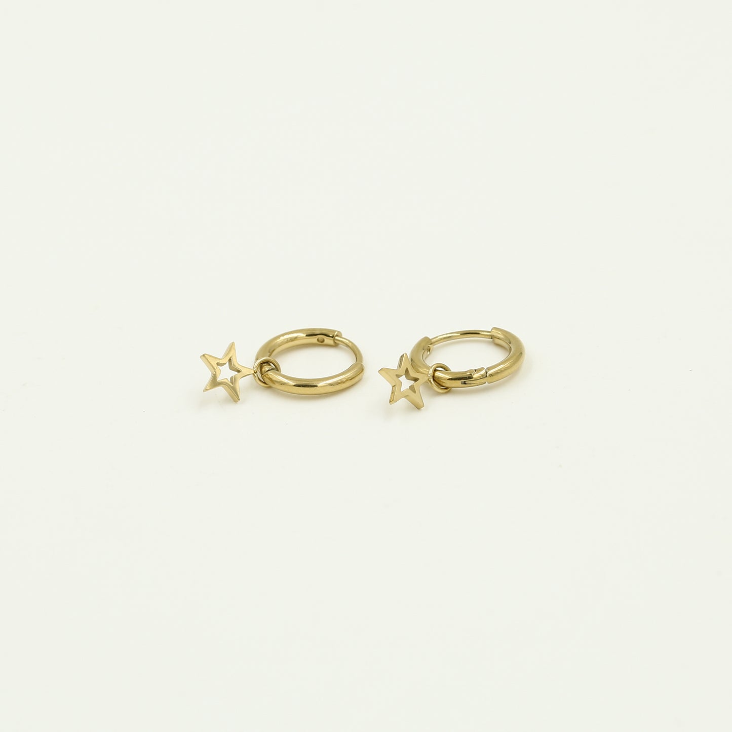 Hoops klein goud ster
