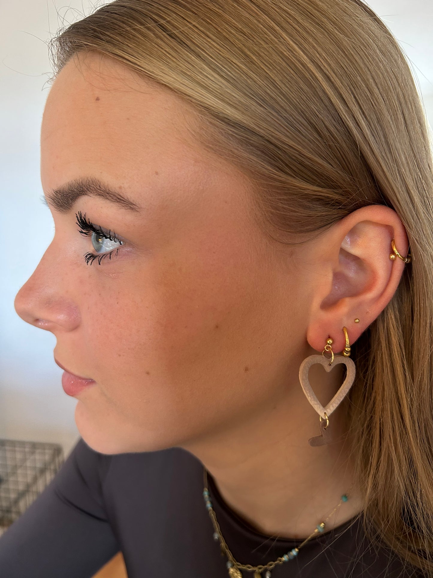 Oorbellen Flame - goud