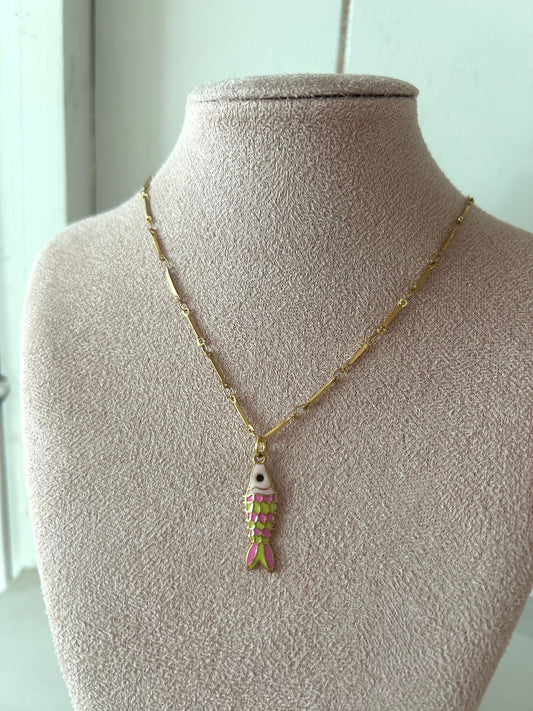 Ketting met visje - goud