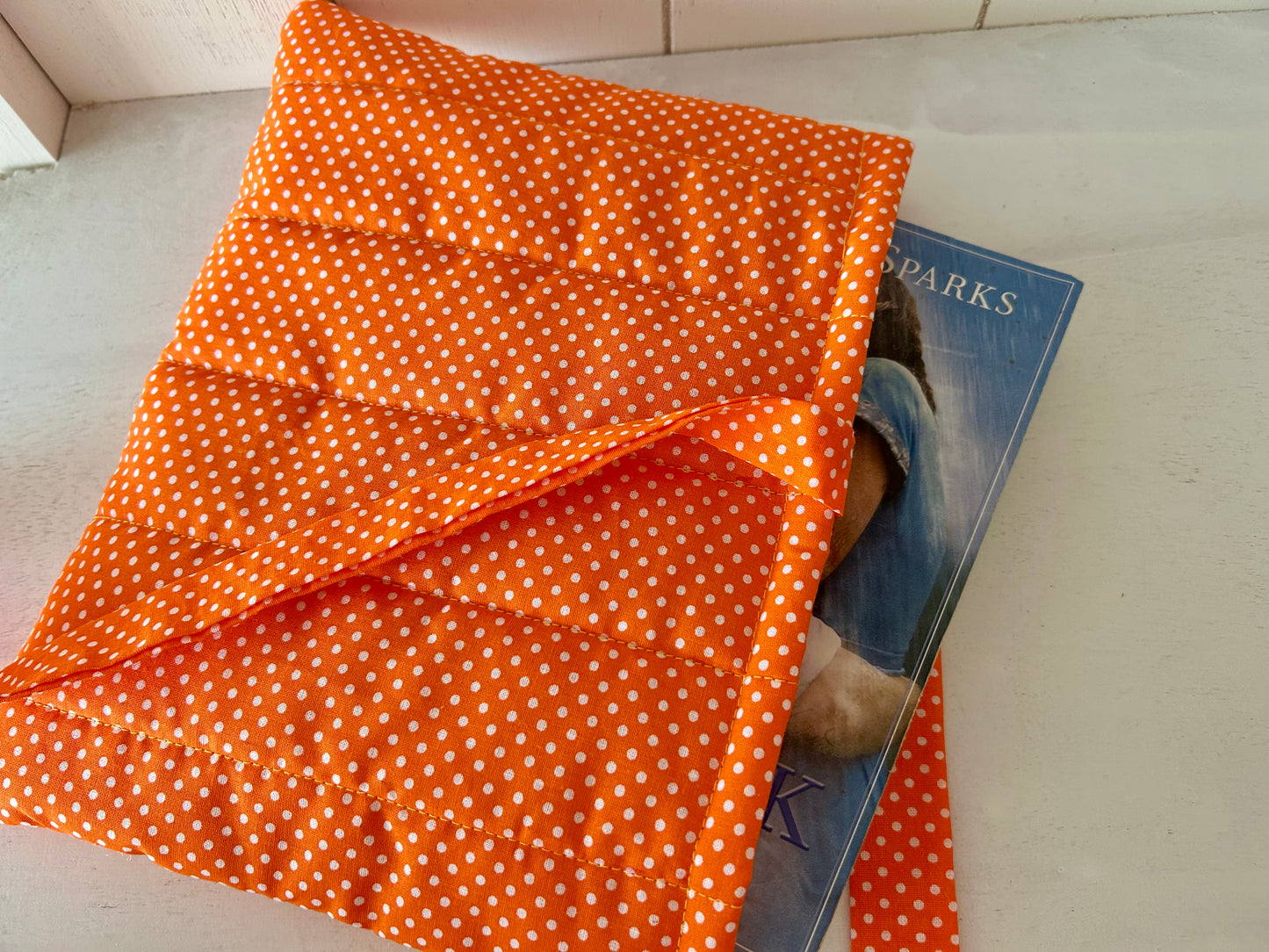 Boeken/e-reader sleeve Orange