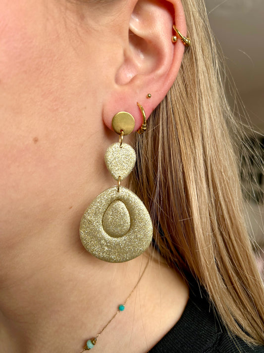 Oorbellen big - goud