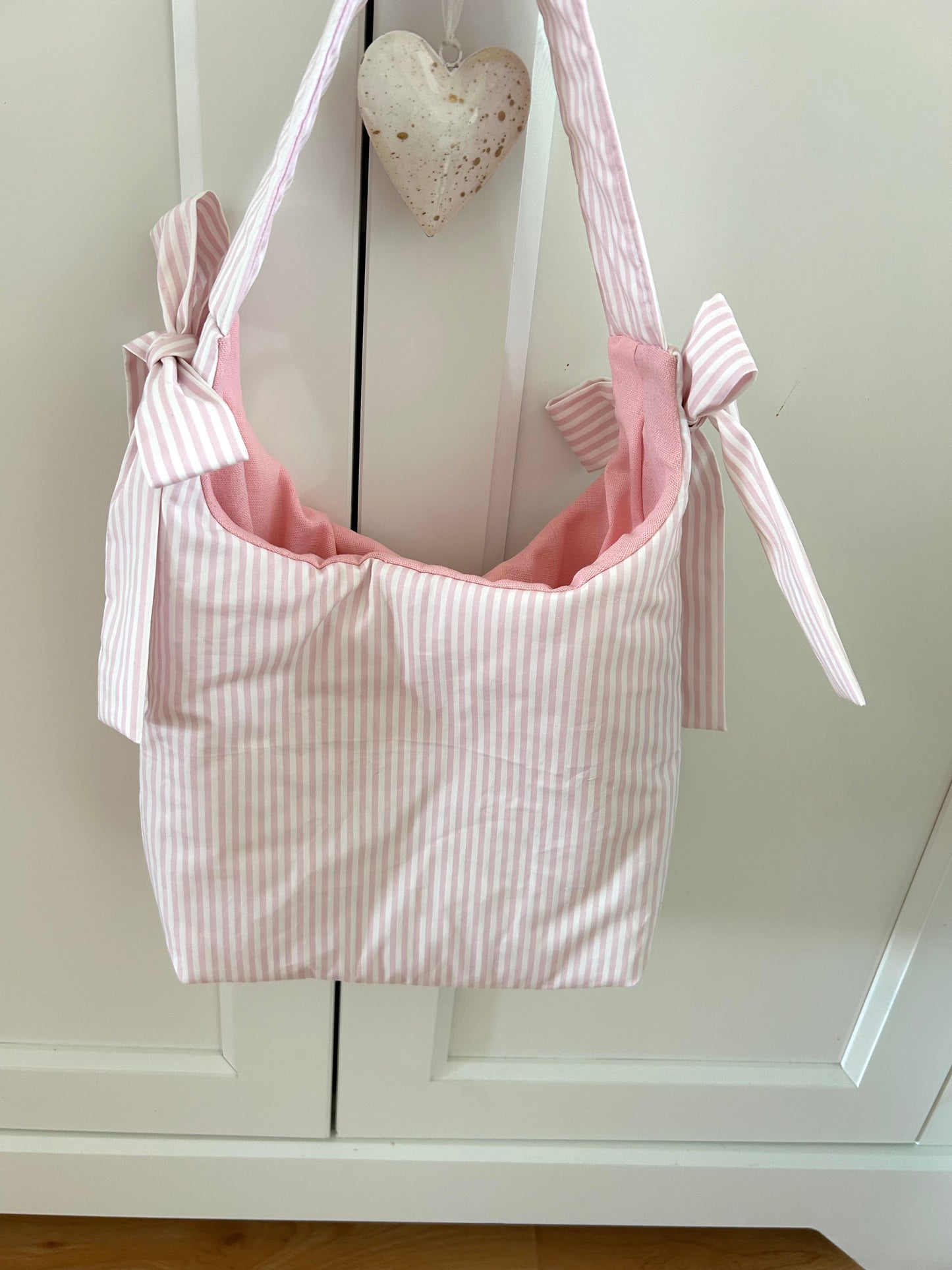 Handgemaakte tas - streep