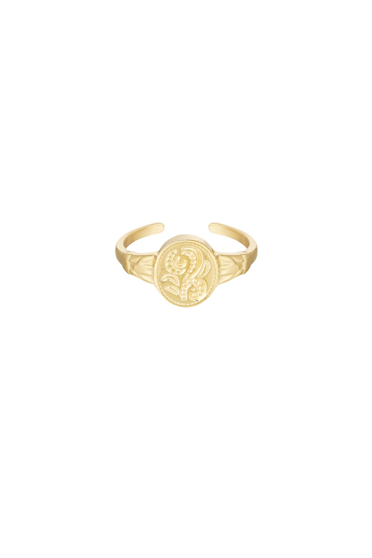 Ring Bloem goud